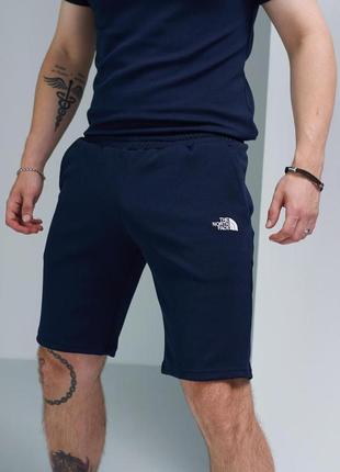 Стильные трикотажные шорты для мужчин летние повседневные свободные  синие / шорты спортивные мужские2 фото
