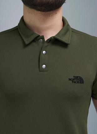 Модна футболка чоловіча поло легка на кожен день кольору хакі | футболки поло чоловічі брендові6 фото