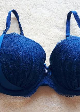 Новий синій мереживний моделюючий бюстгальтер з перлами мереживо 80в/36в

lingerie