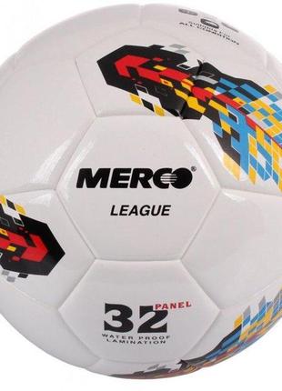 Мяч футбольный merco league soccer ball белый size 5 (id36940)