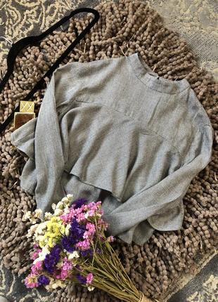 Трендовая блуза, блузка bershka ( вискоза)