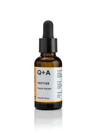 Пептидна сироватка для обличчя q+a peptide facial serum 30ml