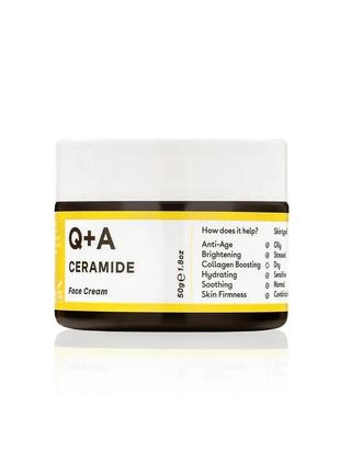 Захисний крем для обличчя з керамідами q+a ceramide cream 50g1 фото