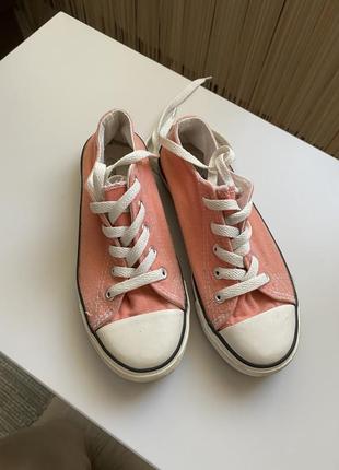 Кеды розовые