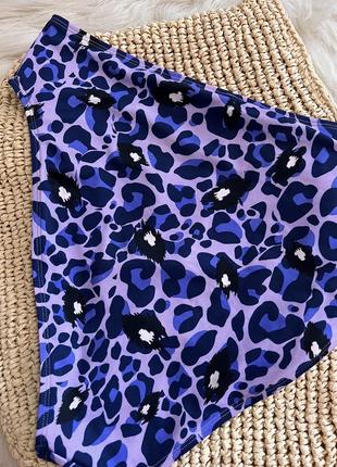 Леопардовые плавки от купальника фиолет6 фото