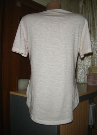 Комфортная футболка с паетками, размер s - м6 фото