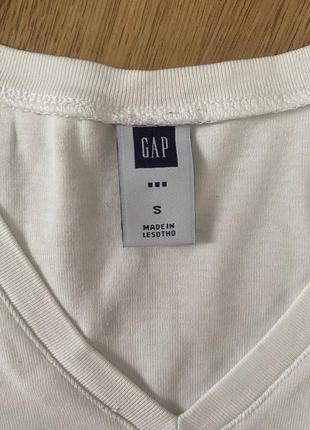 Белая женская футболка gap на лето2 фото