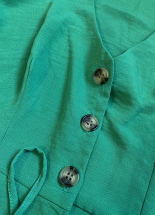Блуза ярко-зеленого цвета2 фото