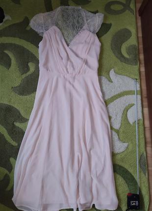 Сукня рожева пудра asos