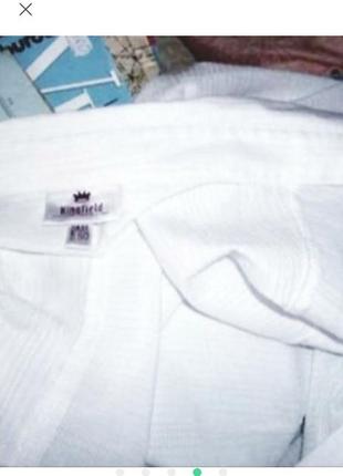 Рубашка сорочка блуза белая батал4 фото