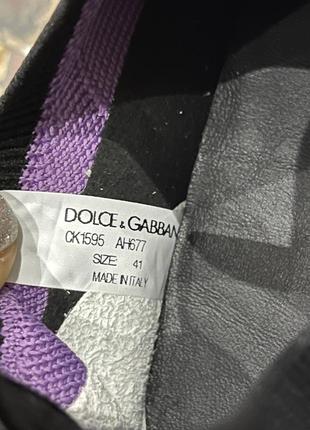 Кросівки фіолетові dolce and gabbana9 фото