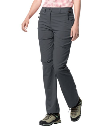 Крутые, треккинговые брюки flex shield softshell jack wolfskin. германия. 38 евро