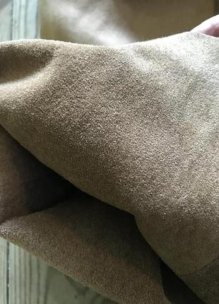 Брюки клешь замша 10