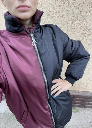 Куртка пальто пуховик4 фото