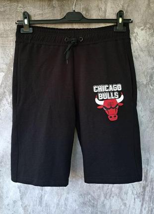 Мужские трикотажные шорты chicago bulls, чикаго буллс(маломерят), см.замеры