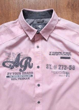 Тенниска розовая tompson, размер m, l хлопок 100%