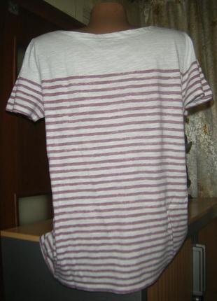 Комфортная футболка трикотажная, размер м - 12 - 464 фото