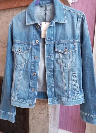 Pepe jeans s новая фирменная куртка джинсовая