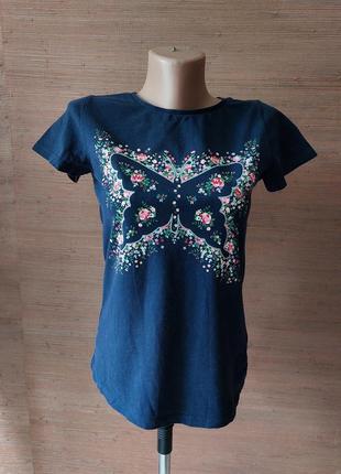 💛❤️💜 гарненька футболочка з метеликом