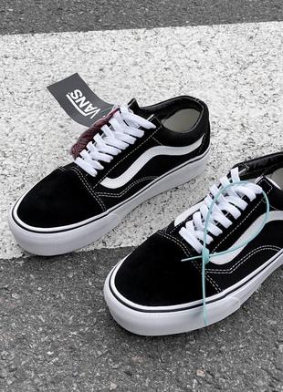 Кеды женские vans old skool platform premium