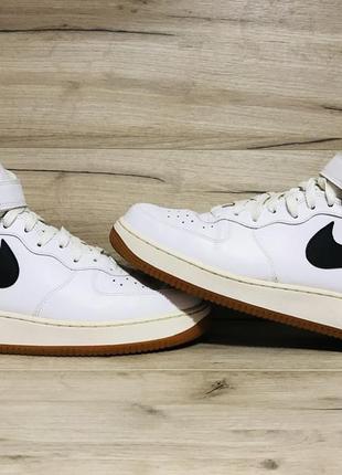 Кроссовки кожаные nike air force one mid оригинал1 фото