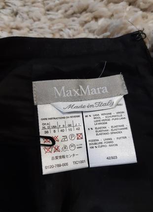 Классическая шерстяная юбка миди карандаш, max mara, p. 382 фото