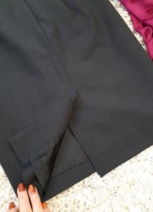 Классическая шерстяная юбка миди карандаш, max mara, p. 389 фото