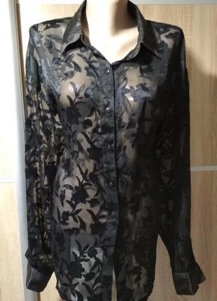 Нарядна блуза большого размера