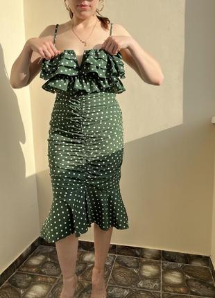 Сукня в горох6 фото