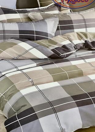 Качественные комплекты двуспального постельного белья с фланели размер 180*220 упаковка (10 шт )7 фото
