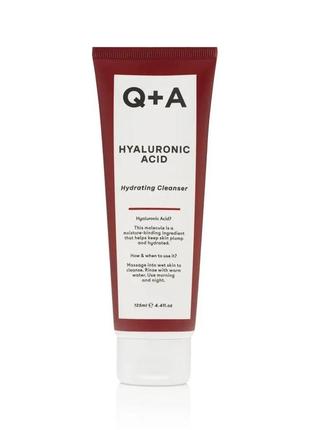 Гель для вмивання з гіалуроновою кислотою q+a hyaluronic acid cleansing gel 125ml