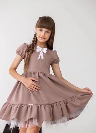 Гарне шкільне - святкове плаття - сукня