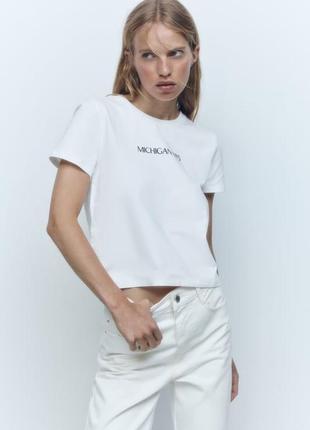 Футболка zara, коллекция 2023 года, размер s