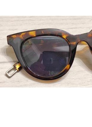 Крутые стильные очки в леопардовой оправе3 фото