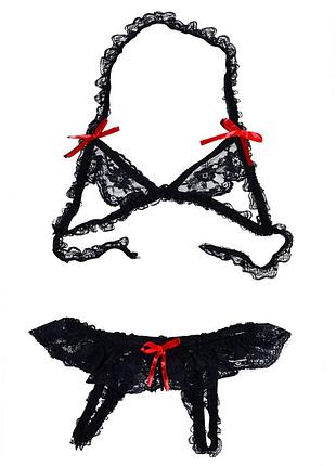 Еротичний комплект з відкритим доступом