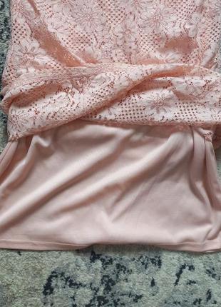 Коктельное нарядное гепюровое платье мини dp, 12 размера.3 фото