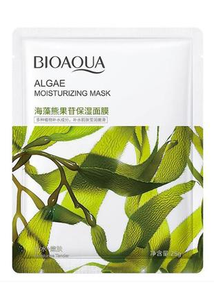 Омолоджувальна маска для обличчя з екстрактом водоростей bioaqua1 фото