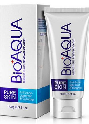 Пенка для умывания от акне pure skin bioaqua anti-acne