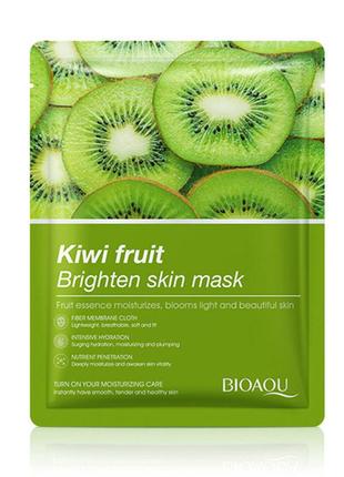 Маска для лица с экстрактом киви kiwi fruit bioaqua