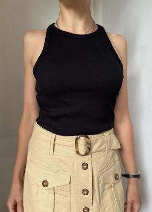 Французький топ в рубчік від sezane.