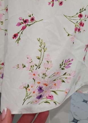 Мaйка блуза в цветы2 фото