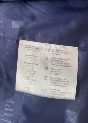 Курточка пуховик синего цвета tiffi3 фото