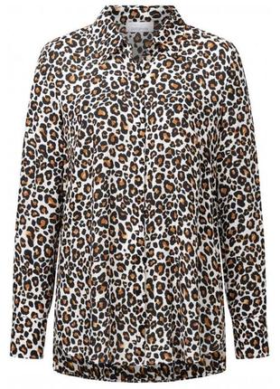 Блуза модал леопардовый принт2 фото