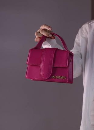 Сумка jacquemus mini fuxia 2