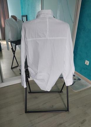 Рубашка, оверсайз, удлиненная, котон2 фото