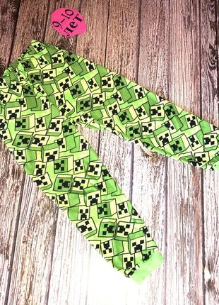 Велюровые брюки minecraft для мальчика 9-10 лет, 134-140 см