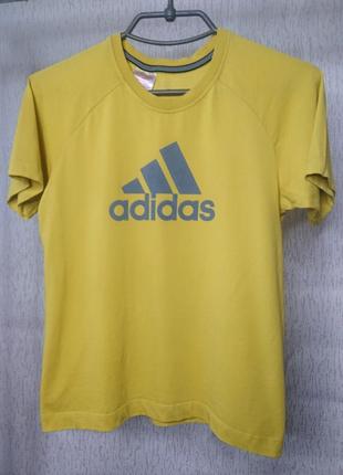 Оригинальная хлопковая футболка adidas climalite cotton