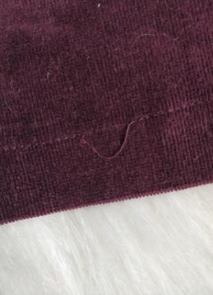 Трендова вельветова юбка спідниця модного баклажанового кольору sprit7 фото