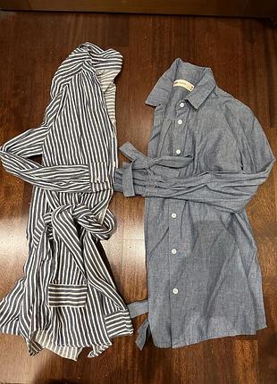 Сорочки 2шт zara bershka asos