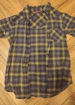 Рубашка в клетку
